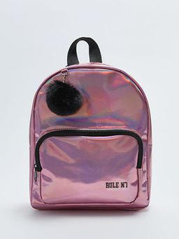 Hologram Bask?l? K?z ?ocuk S?rt ?antas?