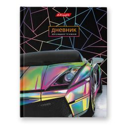 Светоч Дневник школьный 1-4 класс, матовая ламинация + фольга, A5+ 48 л. 12 шт. твердый переплет 60 г/кв.м Крутая тачка 48ДТ5_000059