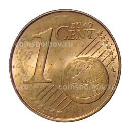 1 евроцент 2017 года Франция