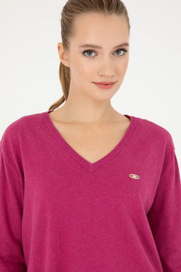 Женский РОЗОВЫЙ базовый свитер Неожиданная скидка в корзине - U.s. polo assn фото 2