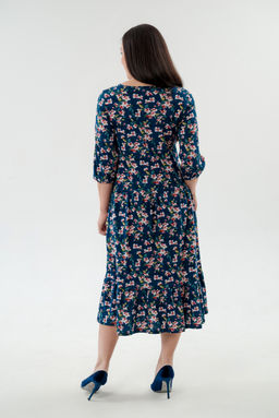 Платье женское из кулирки Софи сакура - Амадэль фото 13