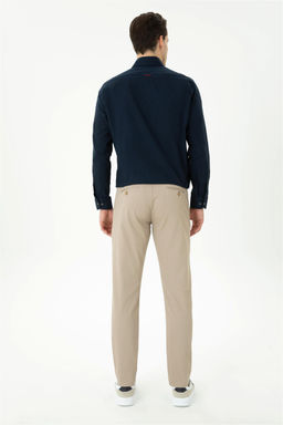 U. S. Polo Assn / Мужские темно-бежевые брюки из плотной ткани - U.s. polo assn фото 11