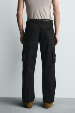 RELAXED FIT CARGO TROUSERS - Zara фото 20