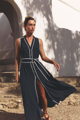 POLKA DOT MIDI DRESS - Zara фото 4
