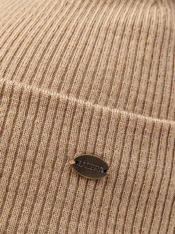 Шапка жен. шерсть+акр LB-BR55041 beige - Labbra фото 3