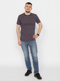 CRB wear/FSMM 60234-41 Футболка мужская,темно-синий/Ex.Cherubino