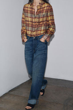 ZW COLLECTION BAGGY LOW-RISE JEANS - Zara фото 6