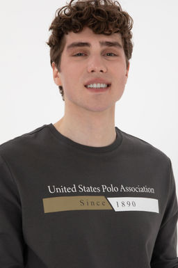 Erkek Antrasit Sweatshirt Sepette S_rpriz _ndirim - U.s. polo assn фото 2