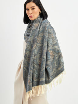 Палантин в составе шерсть и кашемир