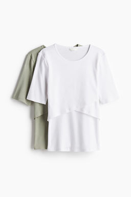 MAMA Pack de 2 tops de lactancia Before & After - H&m фото 6