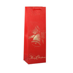 Цена за 12 шт. Пакет подарочный 12х35х9 Новый год/ 362-19 /уп 12/960/под бутылку - Галеонтрейд фото 5