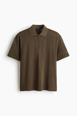 Polo en punto calado Regular Fit - H&m фото 3