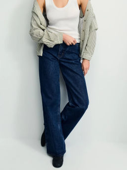 Джинсы wide leg с высокой посадкой / Zarina