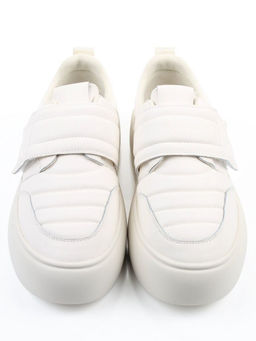 03-YH462-2 LT. BEIGE Полуботинки спортивные демисезонные женские (натуральная кожа)