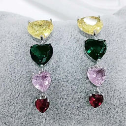 Серьги длинные на гвоздиках арт. 13 1842 (id 267826)