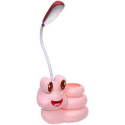 Цена за 2 шт. Настольная лампа "Sweet - Улиточка" 30*12*7 см LED с подстаканником, USB 0.6-3W, Розовый