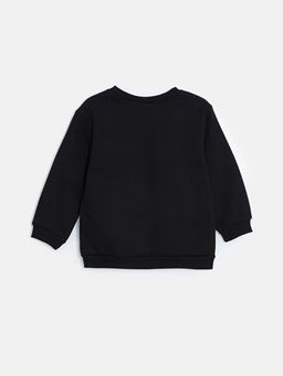 Beli Lastikli Bask?l? K?z Bebek Sweatshirt - Waikiki фото 2