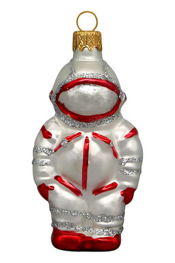 Елочное украшение Космонавт 11см б.уп. КРАСНЫЙ - Коломеев фото 2