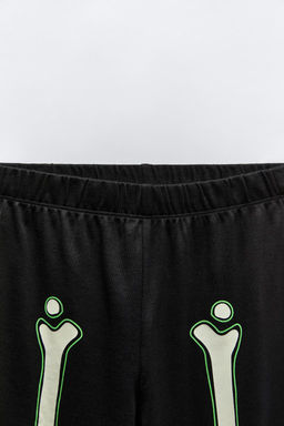 AGES 6-14 YEARS/GLOW-IN-THE-DARK SKELETON PYJAMAS - Zara фото 7