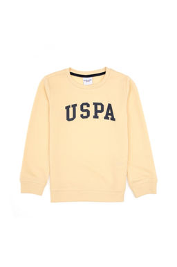 Erkek _ocuk Beyaz Basic Bisiklet Yaka Sweatshirt Sepette S_rpriz _ndirim - U.s. polo assn фото 2