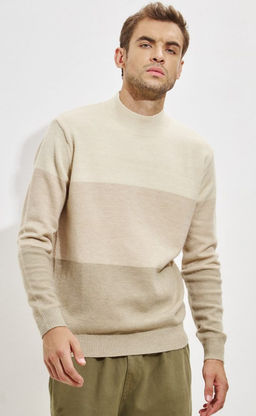 Джемпер F321-15302 beige - Fine joyce фото 9