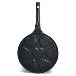 СКОВОРОДА AGNESS СЕРДЦЕ ДЛЯ ОЛАДИЙ С АНТИПРИГАР.ПОКРЫТИЕМ ДИАМЕТР=26.5 СМ. фото 3