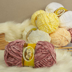 Пряжа ADELIA DOLLY VELOUR 100% микрополиэстер 5 шт. х 100 г 93 м  6 м