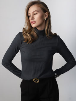 Водолазка женская с горлом КВ200 Графит от фабрики Спортсоло