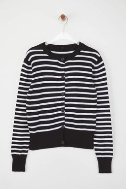 Siyah Pamuk Kar?s?ml? Basic Triko H?rka TWOAW26HI00187