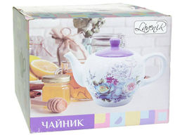 Чайник заварочный "Сиреневый букет", арт. НС718-Р85, HC700-P85