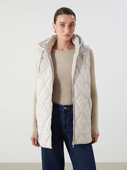 Kap??onlu Kapitone Kad?n ?i?me Yelek