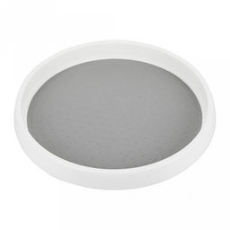 Поднос (подставка) пластмассовый Desco д25см, h3,3см, вращающийся, полипропилен, нескользящее покрытие, Regent (Китай) - Домашняя Мода фото 2