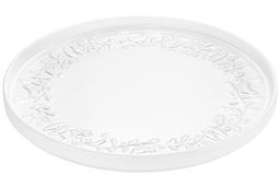 Блюдо-поднос 28*28*2 см Птички на ветке с бортиком, фарфор