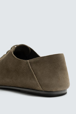ZAPATO PIEL CASUAL / Gris Topo - Zara фото 6