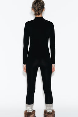 SEAMLESS MERINO WOOL SKI JUMPSUIT - Zara фото 13