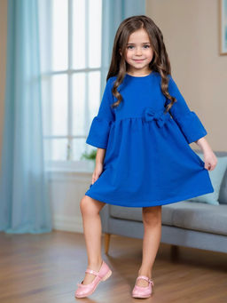 Платье Леди, цвет Василёк, 78% х/б 16% пэ 6% лайкра