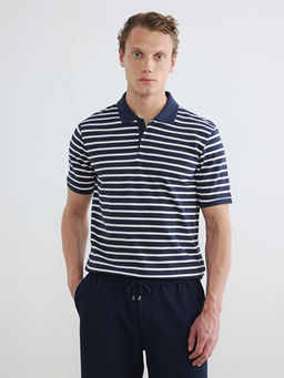 Polo Yaka ?izgili Erkek Ti??rt