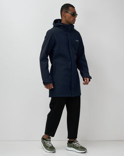 Парка спортивная мужская с капюшоном softshell темно-синего цвета 9565TS - Mtforce фото 4