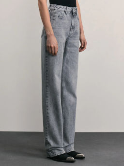 Джинсы straight с высокой посадкой / Zarina фото 3