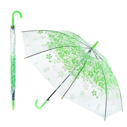 Зонт детский "Красивые цветы" (54см.) салатовый