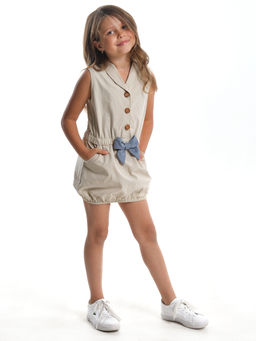 Платье для девочки UD 0367 бежевый - Mini maxi фото 2