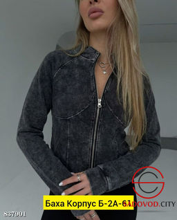 Кофта женская на молнии - Bruno фото 2