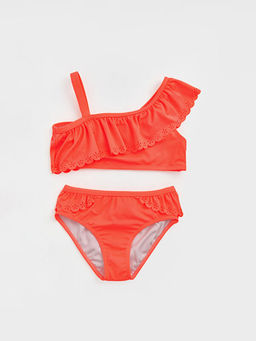 Tek Omuzlu F?rf?rl? K?z ?ocuk Bikini