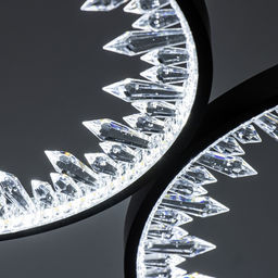 Светильник «Кристалл» LED 130 Вт 3000-6000К черный 96×55×100 см BayerLux