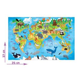 Пазл Животные мира, 60 элементов - Puzzle time фото 2