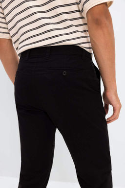 Прямые брюки-чинос из парусины - Defacto фото 7