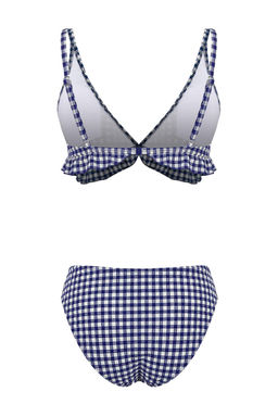 Ekose Desenli Ucgen Dokulu F?rf?rl? Kapl? Dusuk Bel Regular Bikini Tak?m? TBESS26BT00025 - Trendyolmilla фото 3