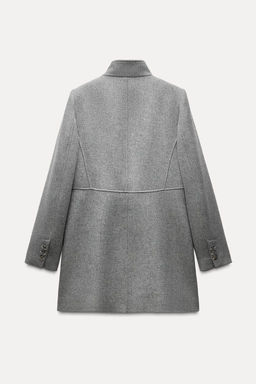 WOOL DOUBLE-BREASTED COAT - Zara фото 7