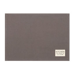 Набор салфеток «Этель» Kitchen, 30×40 см - 2 шт., 100% хлопок, саржа 220 г/м², серый