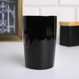 Кружка с ложкой и крышкой Отец пример во всём, 400 мл